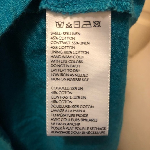 Anthropologie Staring At Stars Teal Midi Dress - Picture 8 of 8